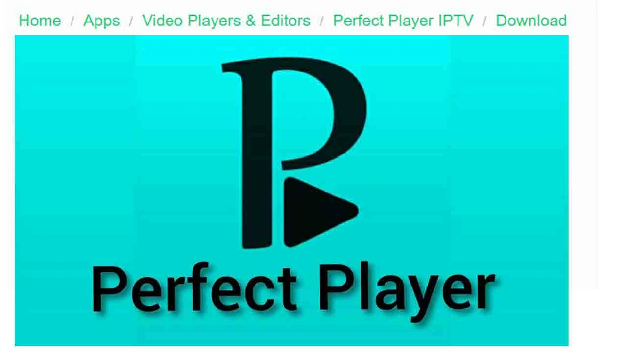 Perfect Player IPTV interface on screen.